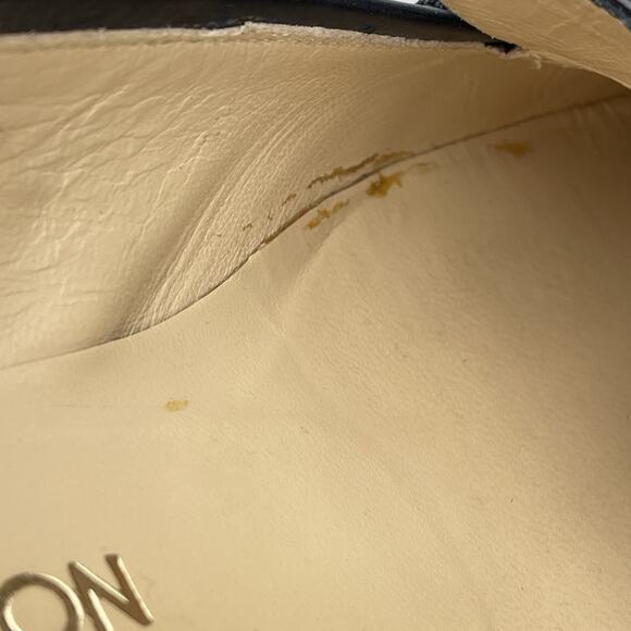 Louis Vuitton Mini Lin Navy And Grey Mules Size 38 US 8 - Picture 6 of 13